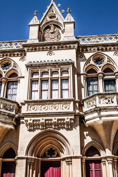 mdina Malta eski şehirde ev Klasik Gotik mimarisi