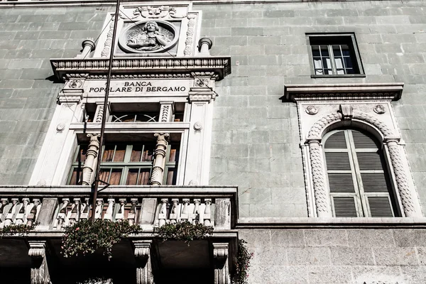 Old european street, Bergamo, Italy — Stock Photo, Image