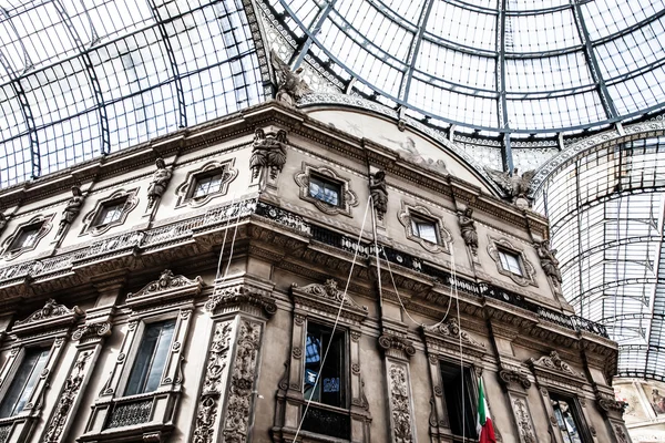 Galeria Vittorio Emanuele - Milão — Fotografia de Stock