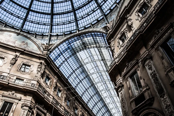 Vittorio Emanuele Gallery - Milan — Stock Photo, Image