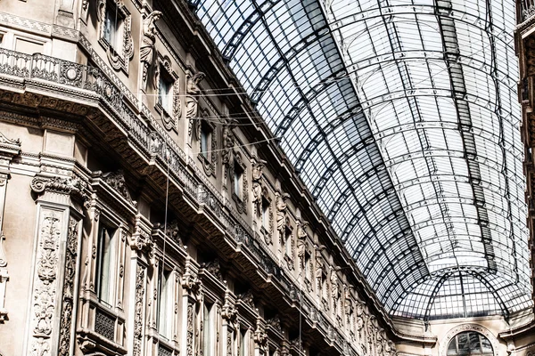 Vittorio Emanuele Gallery - Milan — Stock Photo, Image