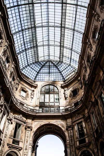 Vittorio Emanuele Gallery - Milan — Stock Photo, Image