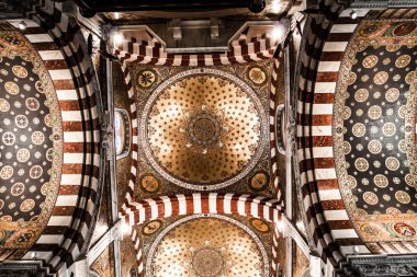 Katedral Notre-Dame-de-la-Ga Rde Marsilya, Fransa, Avrupa