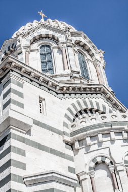 Katedral Notre-Dame-de-la-Ga Rde Marsilya, Fransa, Avrupa