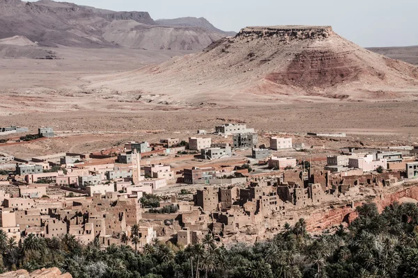 Marockanska by i antiatlas berg, Afrika — Stockfoto