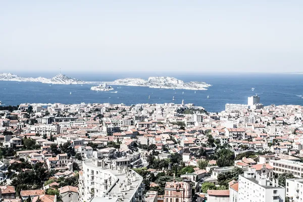 Vista aérea de Marsella, Francia — Foto de Stock