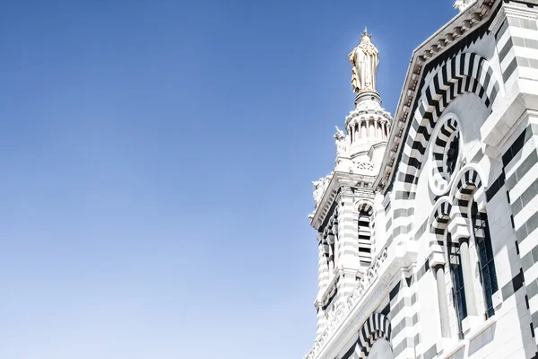 Katedral Notre-Dame-de-la-Ga Rde Marsilya, Fransa, Avrupa — Stok fotoğraf