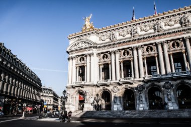 Sonbahar zaman Paris mimari