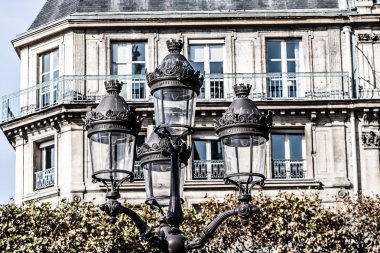 Sonbahar zaman Paris mimari