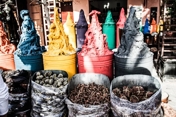 Spices shop in the medina of Marrakech, Morocco — Stock Photo, Image