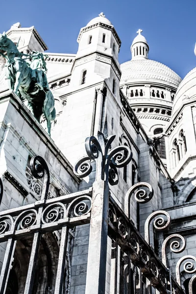 Sacre coeur, montmartre, paris, Frankrike — Stockfoto