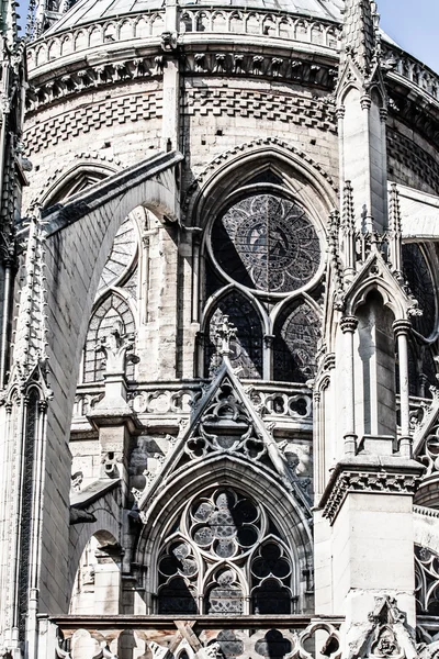 大教堂巴黎圣母院巴黎、 法国、 欧洲 — 图库照片