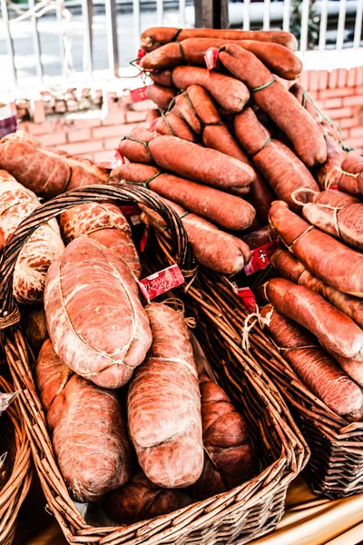Szépség olasz lassú élelmiszer piac — Stock Fotó