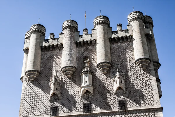 El famoso Alcázar de Segovia, Castilla y León, España —  Fotos de Stock