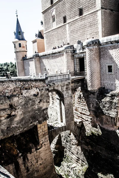 Slavný Alcazar Segovie, Kastilie y Leon, Španělsko — Stock fotografie