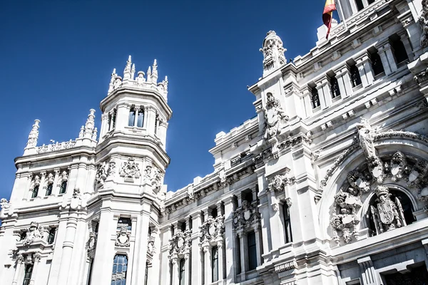 Palacio de comunicaciones на Пласа-Майор у місті Мадрид, Іспанія. — стокове фото