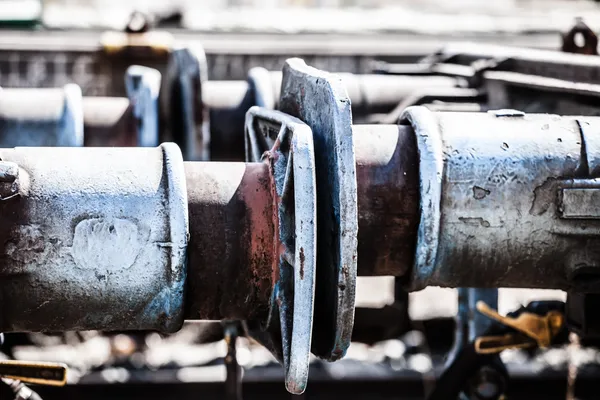 Abstract view of railroad turnout — Stock Photo, Image