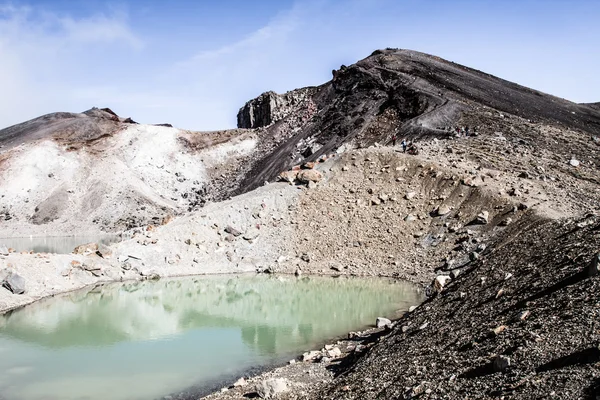 Parque Nacional de los Lagos Esmeralda Tongariro, Nueva Zelanda — Foto de Stock