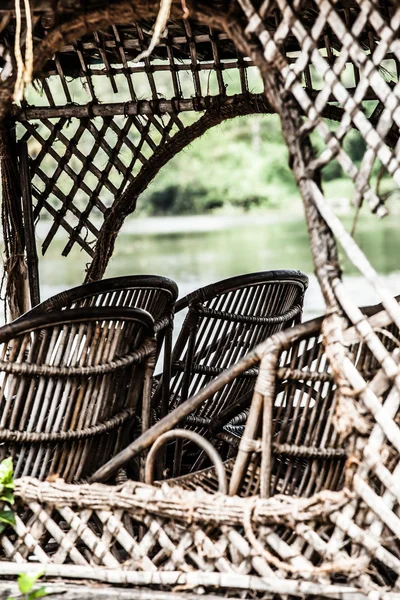 Ev Tekne durgun alappuzha, kerala, Hindistan — Stok fotoğraf