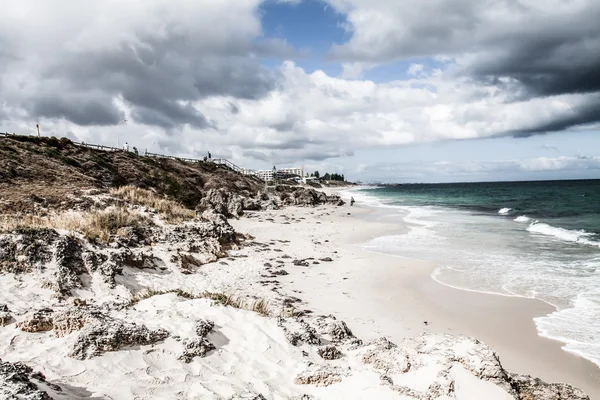 Vista panorâmica sobre uma das praias da ilha Rottnest — Fotografia de Stock