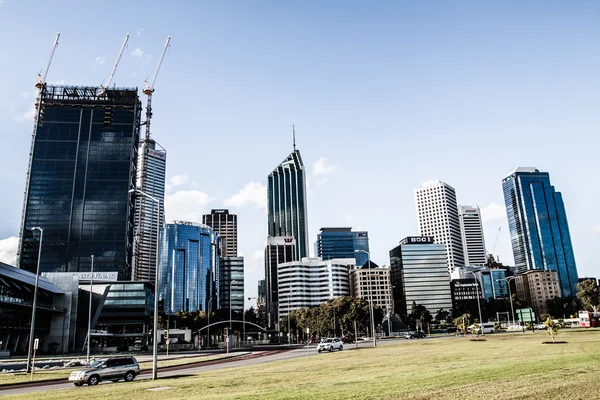 Perth Skyline desde Kings Park — Foto de Stock