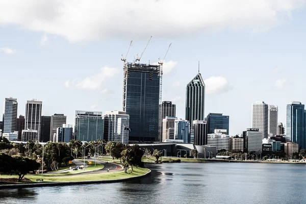Perth Skyline from Kings Park — Stock Photo, Image