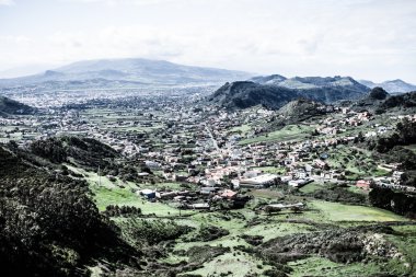 güzel vadi anaga Sıradağları, tenerife, Kanarya Adaları, İspanya