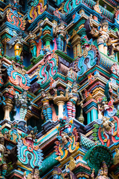 Details of Meenakshi Temple - one of the biggest and oldest temple in Madurai, India.