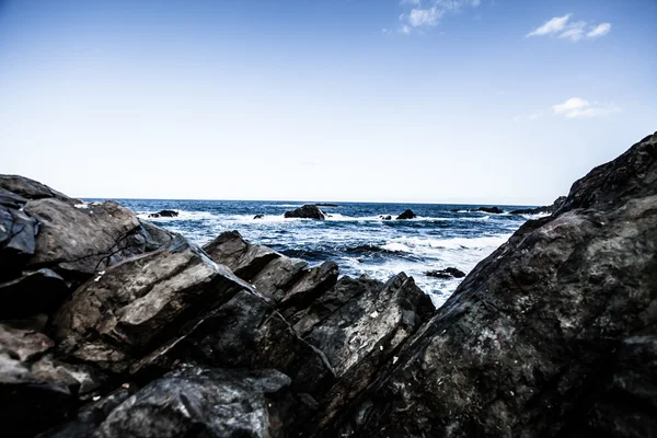 Rocky atlantic coast Kanarya Adaları, İspanya — Stok fotoğraf