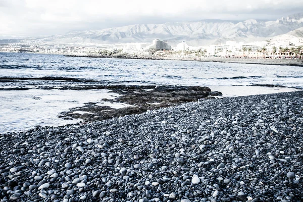 Popular canarian resort Playa de Las Americas, Tenerife, Espanha — Fotografia de Stock