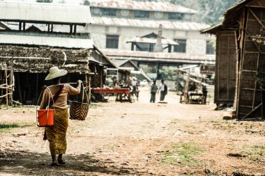 Myanmar tipik peyzaj