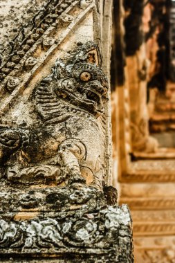 bagan ile onun eski pagoda'nın, Vadisi, myanmar görüntüleyin.