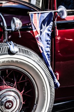 Avustralya geçit eski araba