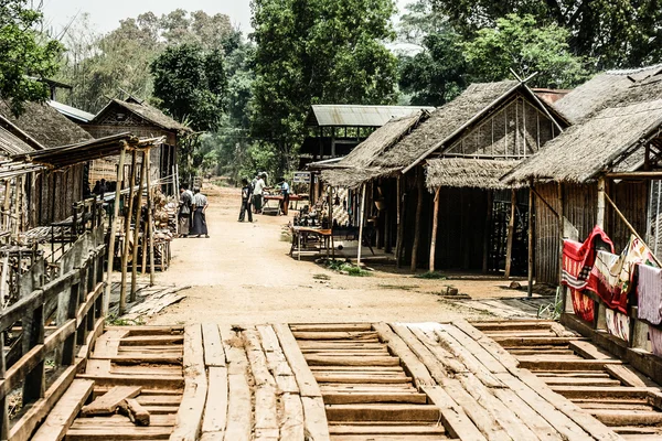 Typisch landschap in myanmar — Stockfoto