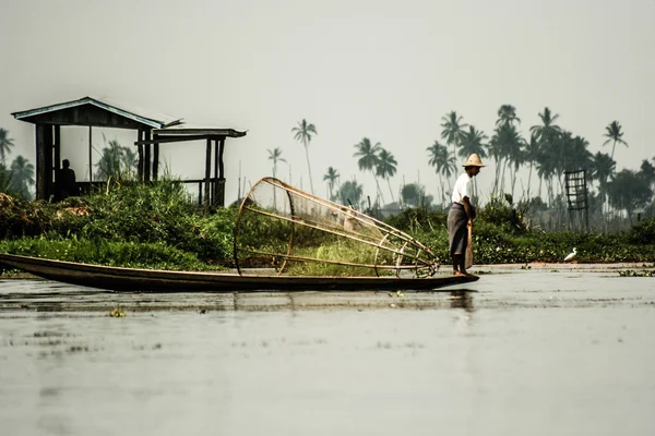 Typiska landskapet i myanmar — Stockfoto