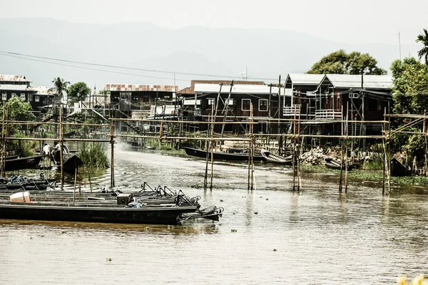 Typická krajina v Myanmaru — Stock fotografie