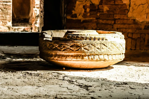 Vista en el valle de Bagan con su antigua pagoda, Myanmar — Foto de Stock