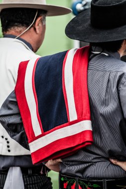 geleneksel Şili dansçı