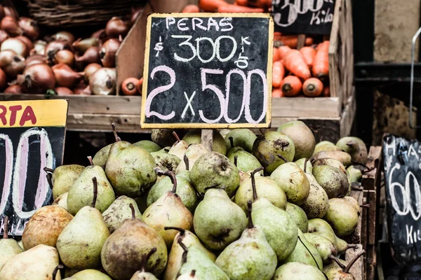 Mercado de frutas en Chile — Foto de Stock