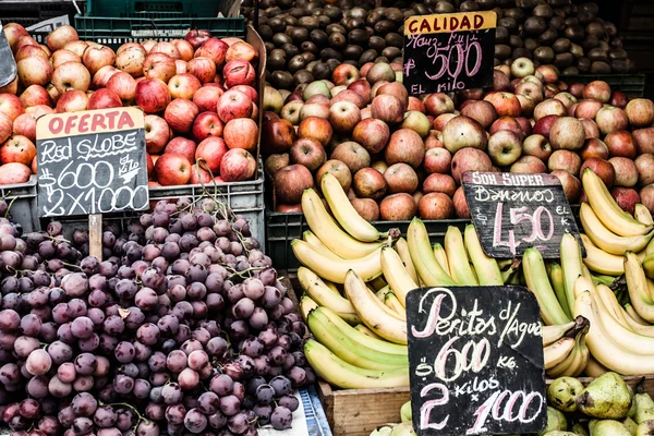 チリの果物市場 — ストック写真
