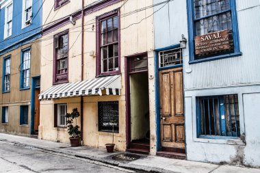valparaiso, Şili, unesco dünya mirası renkli evleri.
