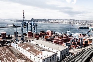 panoramik valparaiso, Şili, unesco dünya mirası.