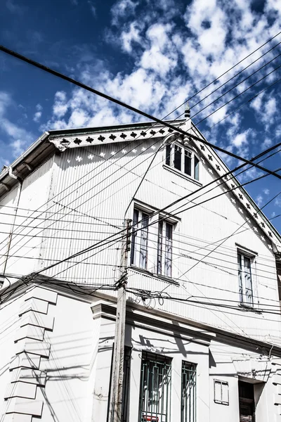 バルパライソ、チリ、ユネスコの世界遺産にカラフルな家. — ストック写真