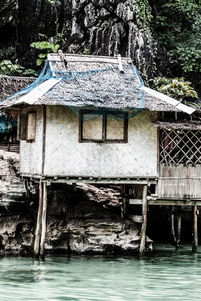 Fischerdorf in Coron auf den Philippinen — Stockfoto