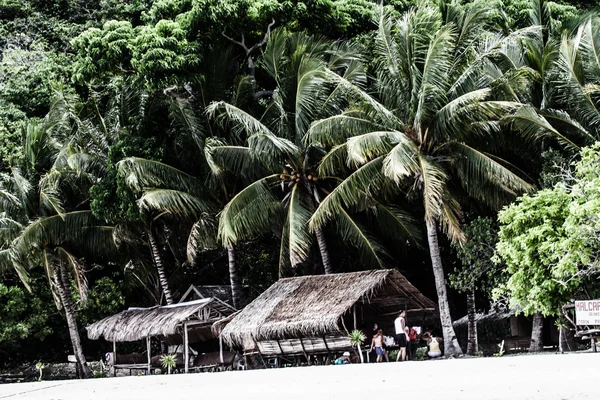 Aldeia de pesca em coron as filipinas — Fotografia de Stock