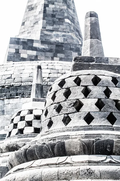 日の出ボロブドゥール寺院。インドネシア ・ ジャワ島のジョグ ジャカルタ. — ストック写真