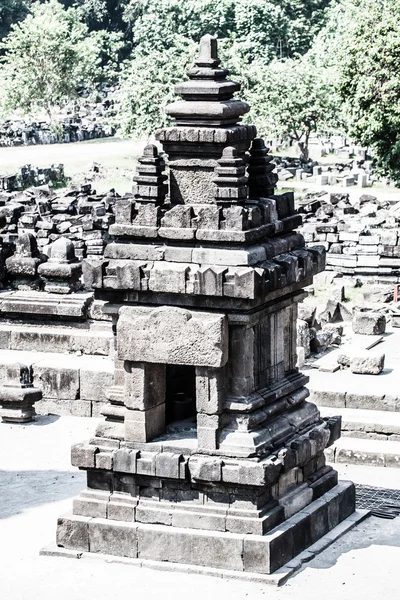Индуистский храм Прамбанан. Индонезия, Ява, Джокьякарта — стоковое фото
