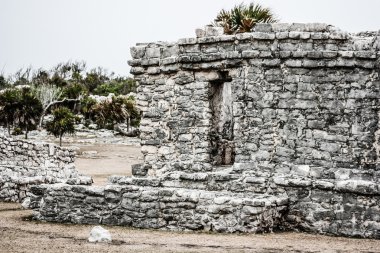 Antik Maya mimari ve tulum, Meksika yucatan Yarımadası'nda kapalı bulunan kalıntılar