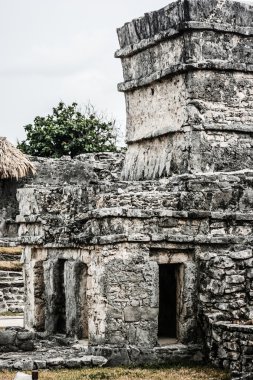 Antik Maya mimari ve tulum, Meksika yucatan Yarımadası'nda kapalı bulunan kalıntılar