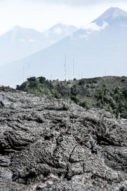 Volcano Fuego in Guatemala clipart
